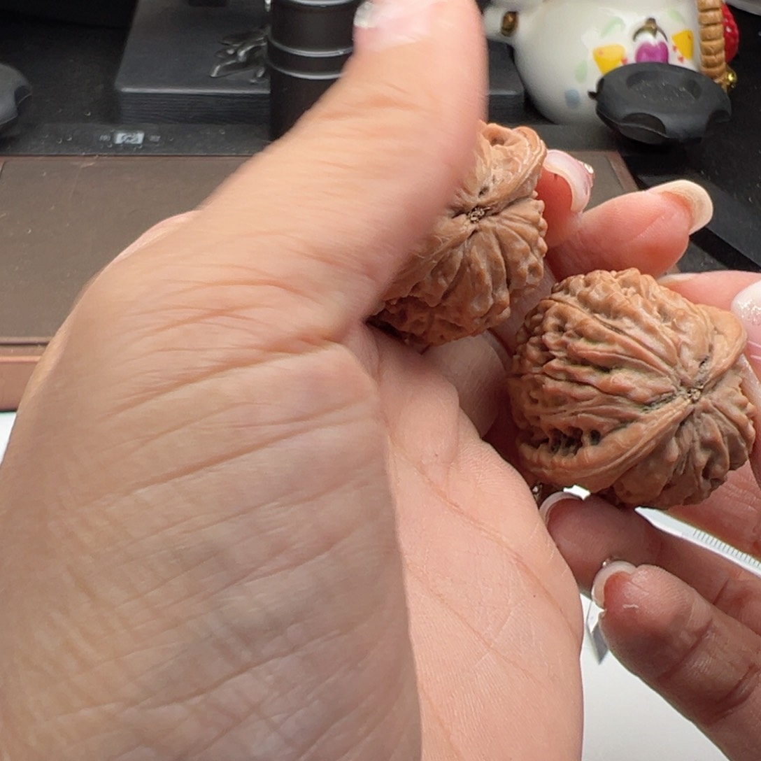 文玩核桃把件莲花35