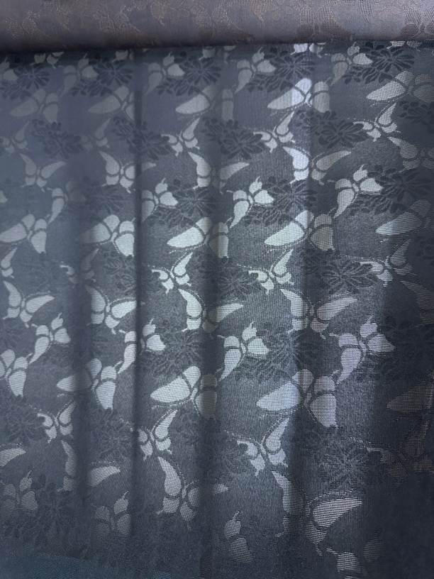 28姆米香云纱四经绞罗蝴蝶100%桑蚕丝_专拍链接