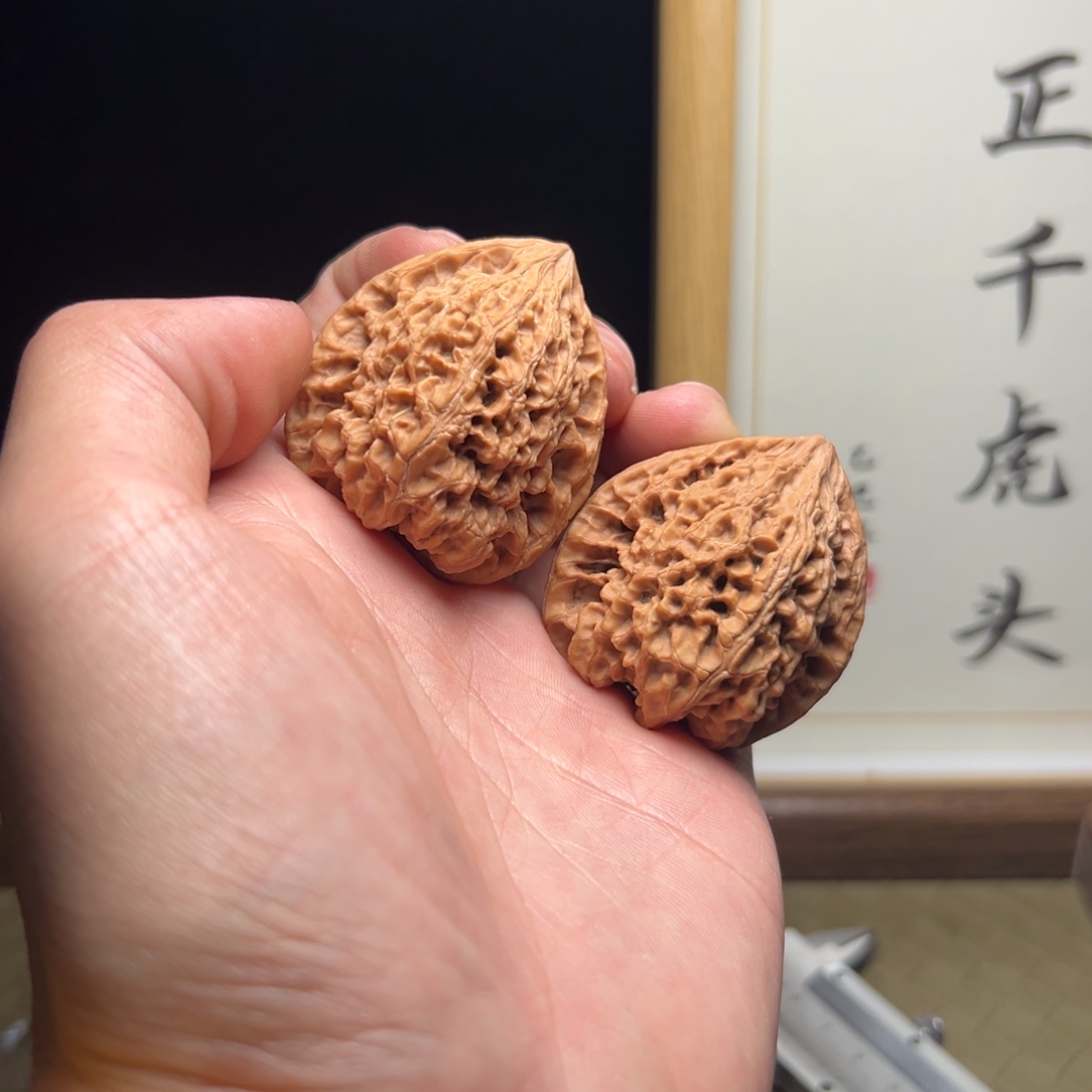 山***️文玩核桃吊坠虎头帽