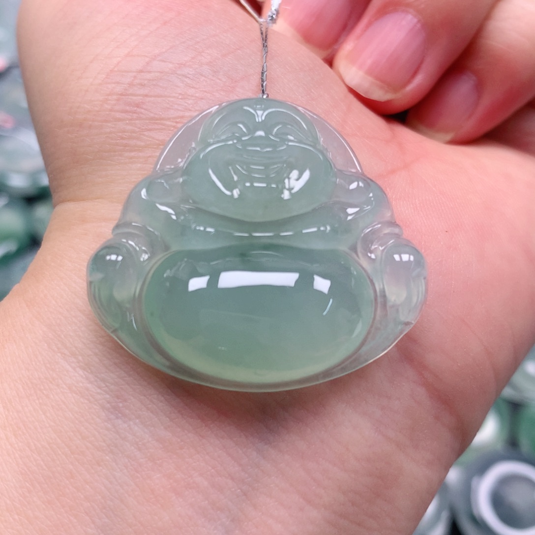 颈饰未镶嵌翡翠天然翡翠