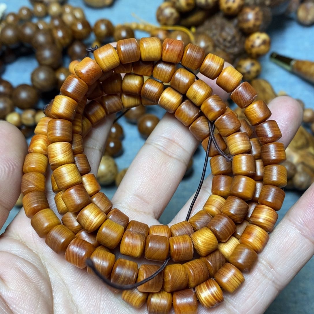 柏木（崖柏）无事牌0.8桶珠