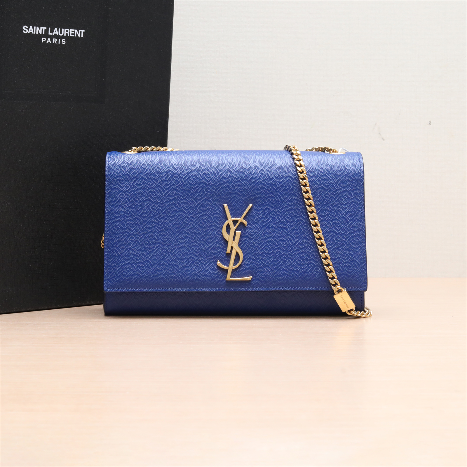 95新 YSL/圣罗兰 -100小花攀攀 KATE 中号 24 荔纹 皮革C