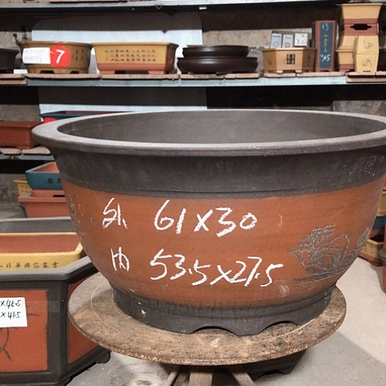 紫砂紫砂花盆包邮