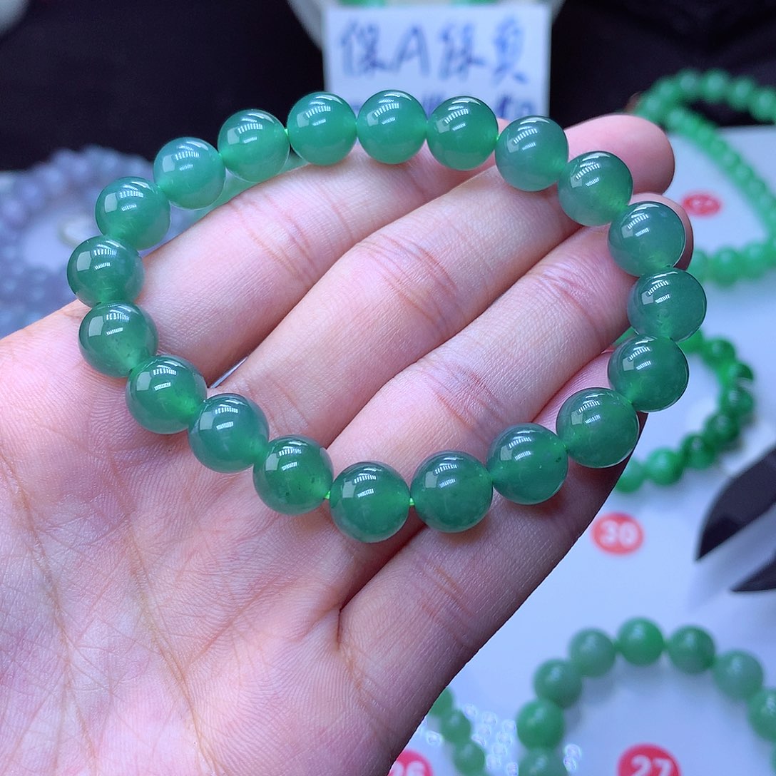 翡翠毛衣链未镶嵌
