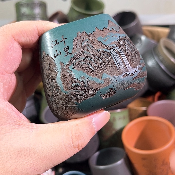 茶杯紫砂全手工紫砂主人杯