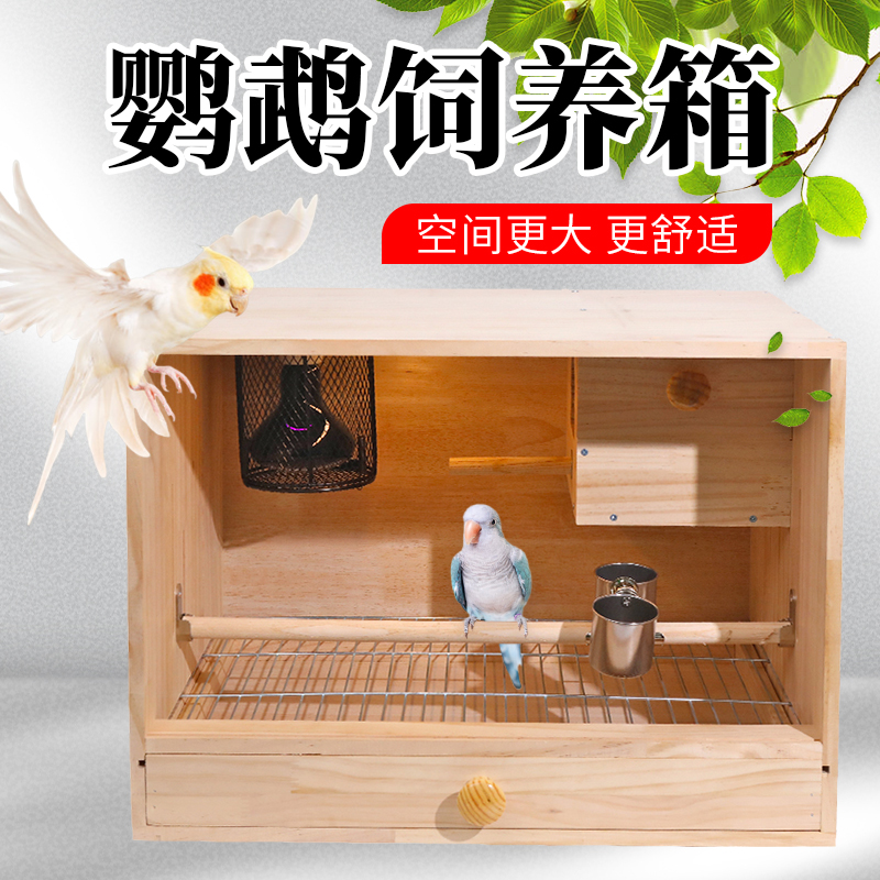 （直播间同款）鹦鹉专用饲养箱过冬保温箱幼鸟雏鸟繁殖育雏带底网