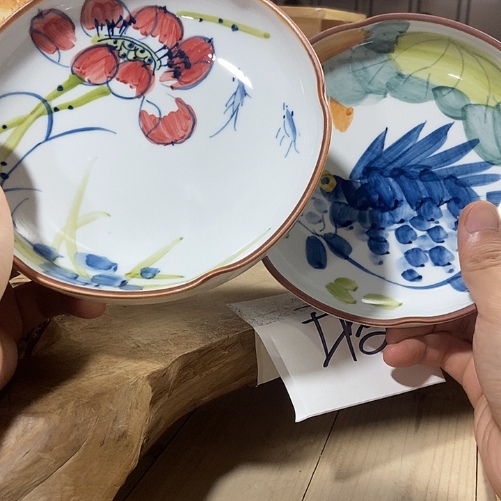 暇疵景德镇手绘高温釉下彩