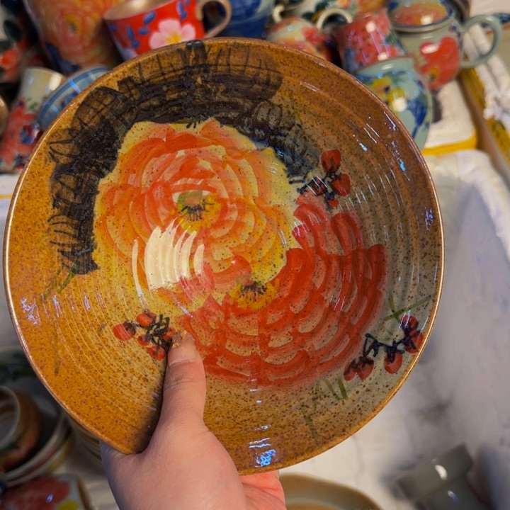 瓷片景德镇陶瓷手工手绘