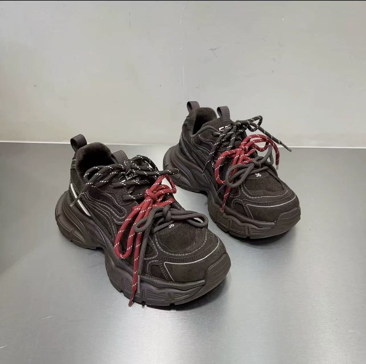 【高货宠粉】9975-012欧洲站高品质小众设计感加绒老爹鞋时尚休闲鞋