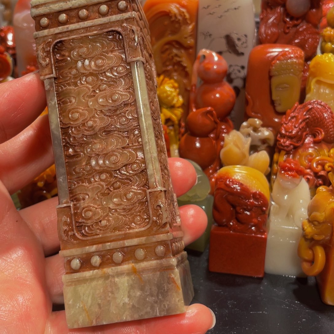 寿山石印石精美寿山