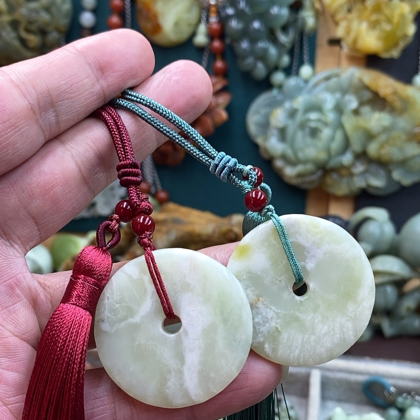 【闪购商品】未镶嵌蛇纹石玉手机链