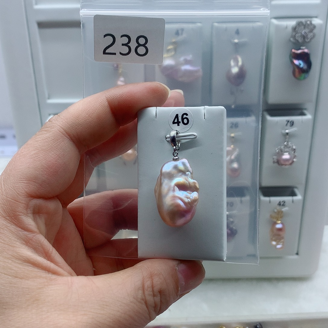 吊坠(不含链)合金淡水珍珠