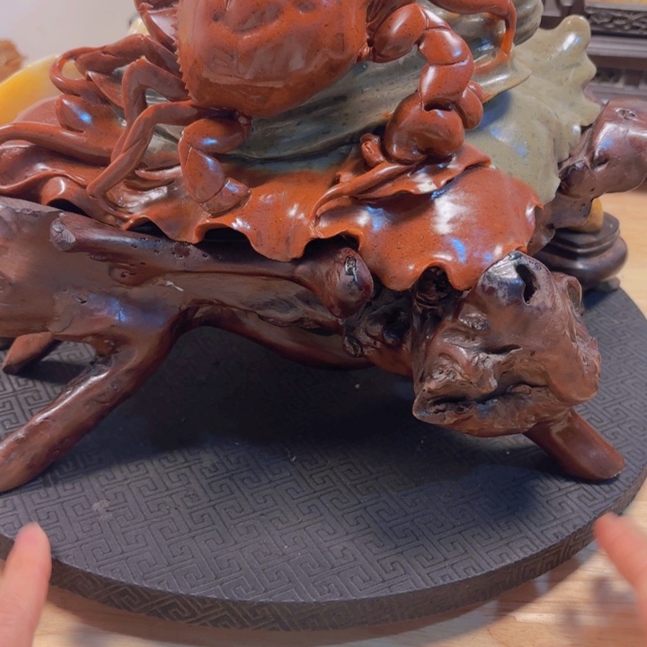 寿山石纵横四海摆件