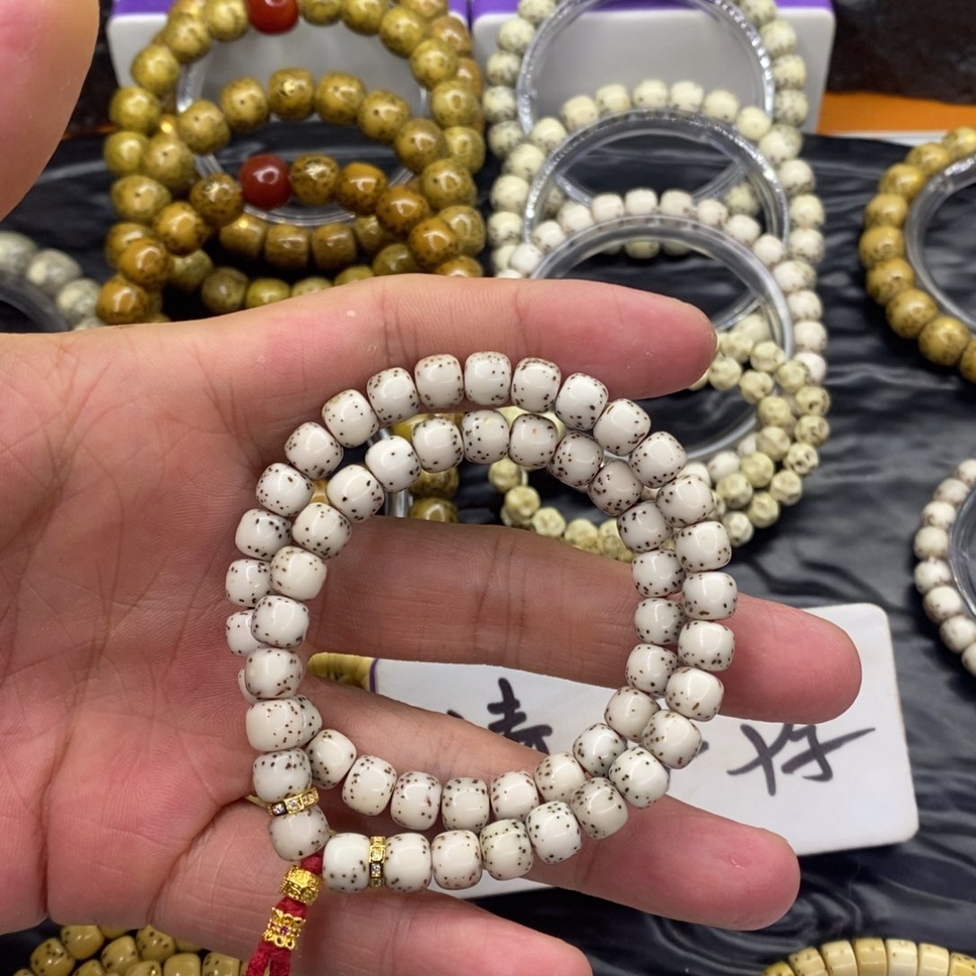 手串星月菩提76手持