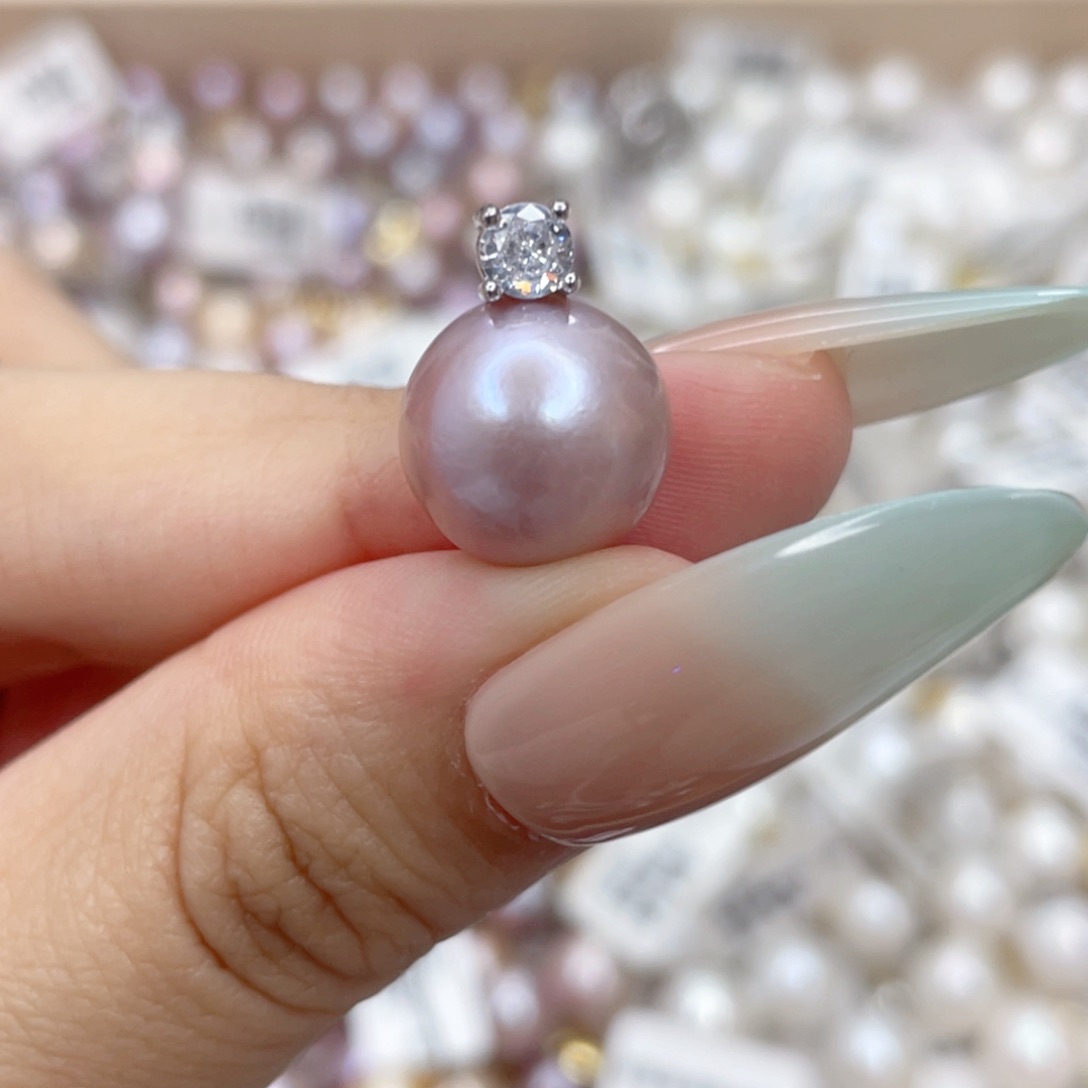 淡水珍珠未镶嵌吊坠(赠链)