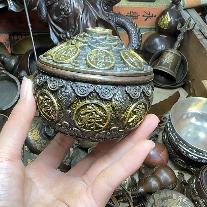 铜材质文玩客厅家具摆件