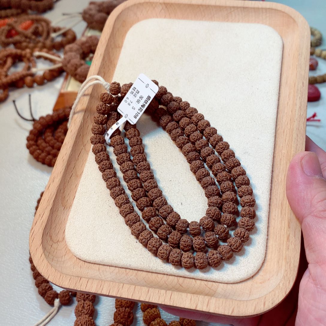 金刚菩提手串玉龙梅花小金刚菩提脖挂7.8mm小尺寸