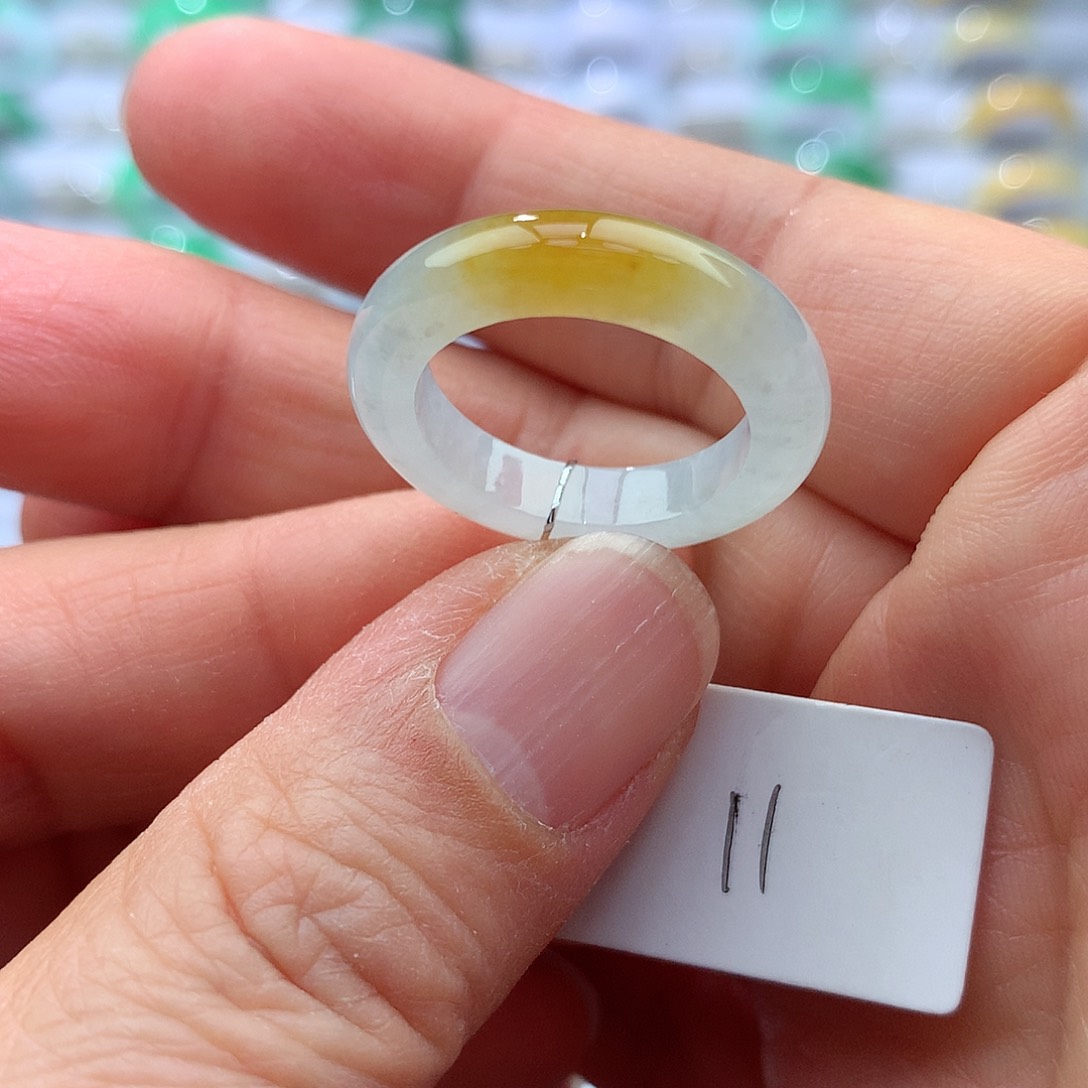 翡翠戒指未镶嵌11号