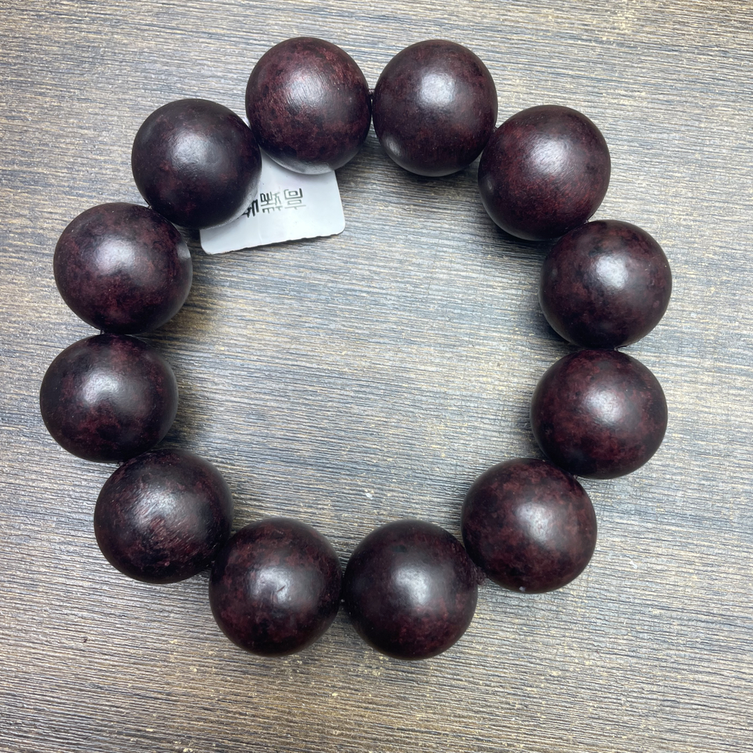 沉香木串高端文玩精品手串L43