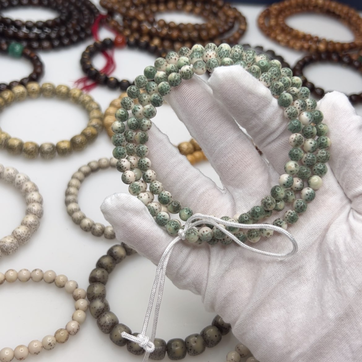 【闪购商品】星月菩提吊坠6圆珠绿背