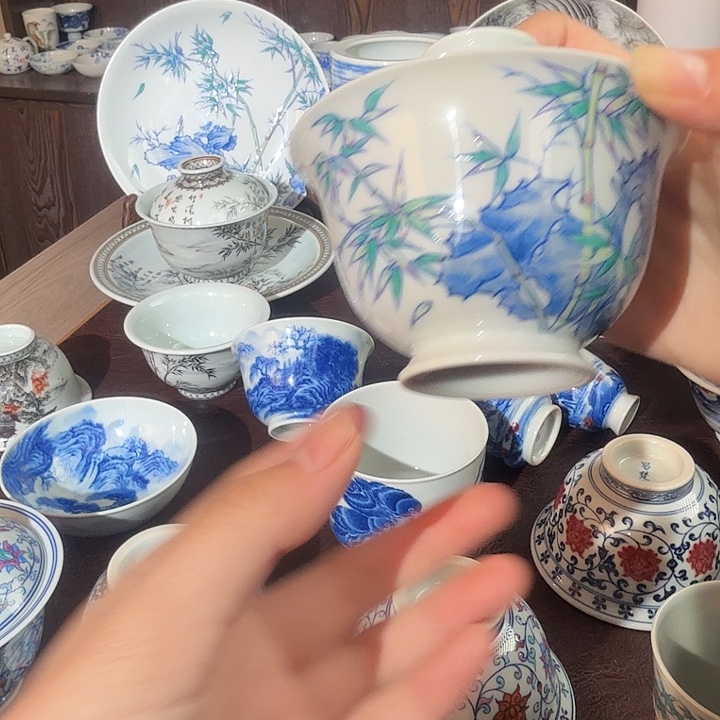 久***心景德镇陶瓷手绘作品