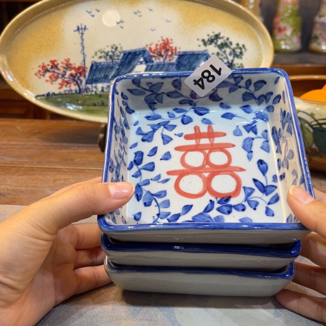 溪***语瓷片景德镇手工制作