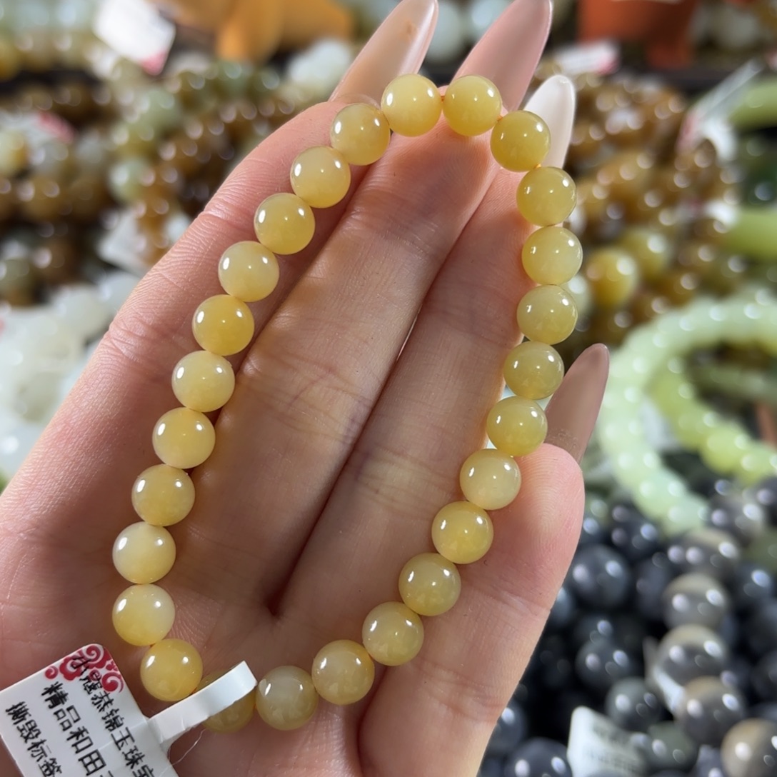 和田玉未镶嵌手链26