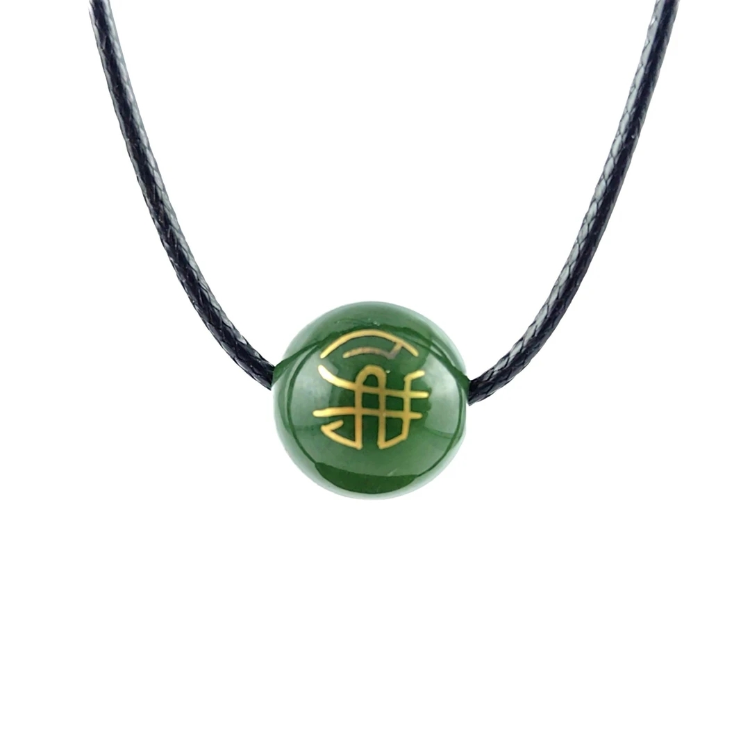 非遗错金技艺 碧玉佛珠 11～12mm