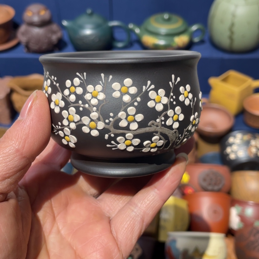 原矿紫砂手工主人杯