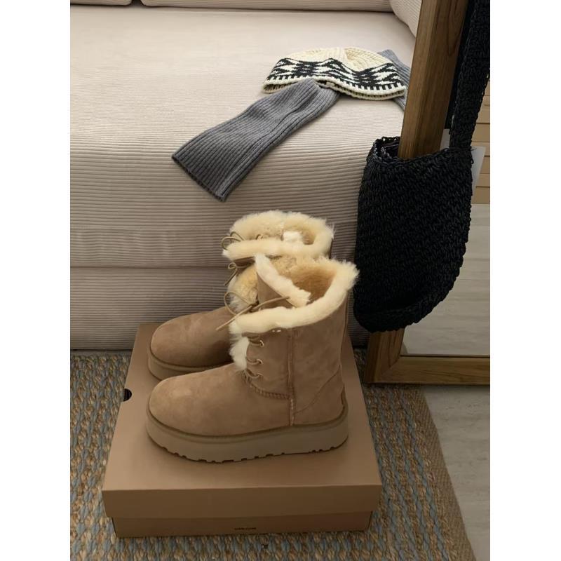 厚底女神【闫闫专属】2025新款真皮毛雪地靴冬季百搭时尚保暖