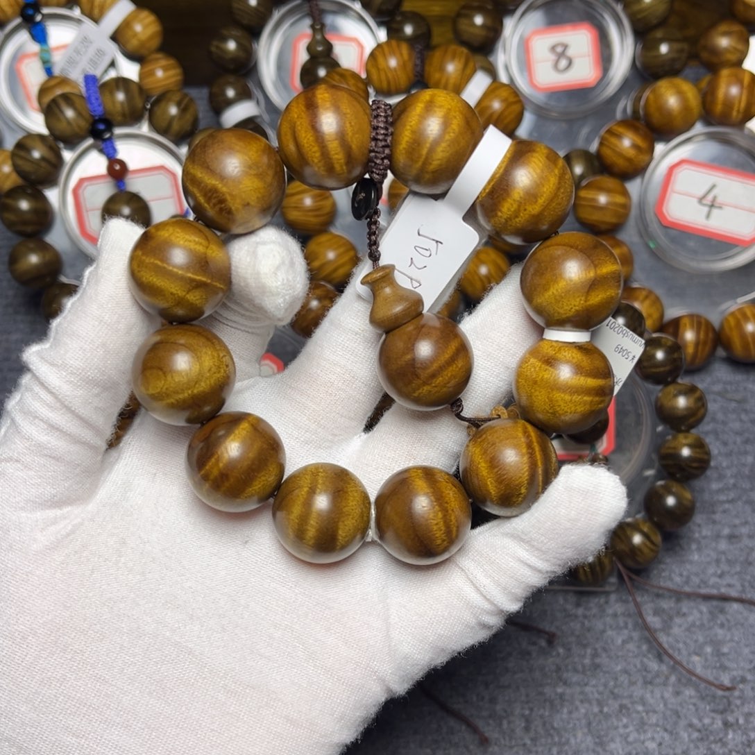 楠木（金丝楠）手串/手链红油底2.0水波168