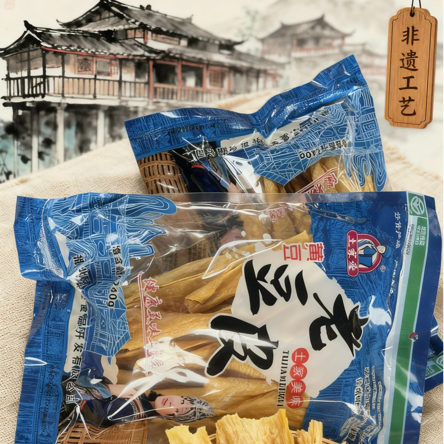 【粉丝专享】老豆皮农家干货干豆皮凉拌烧菜