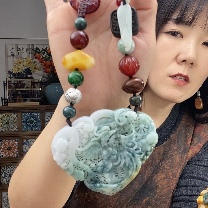 翡翠项链未镶嵌项链