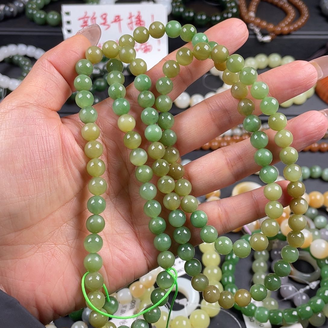 和田玉手链未镶嵌