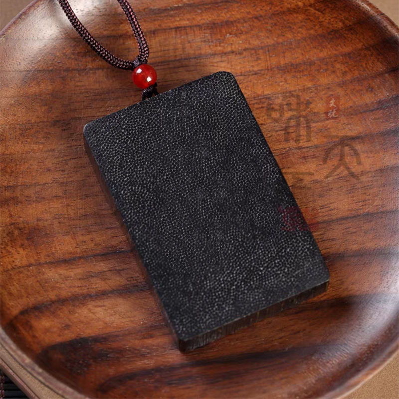 南非经典稀缺黑溪色无事牌创意饰品