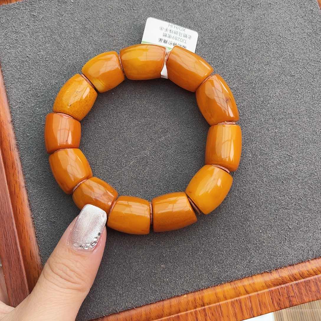 琥珀手链未镶嵌15m 马蹄
