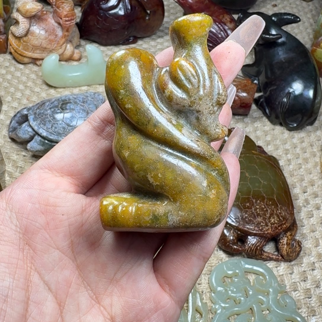 白玉菩提吊坠挂件