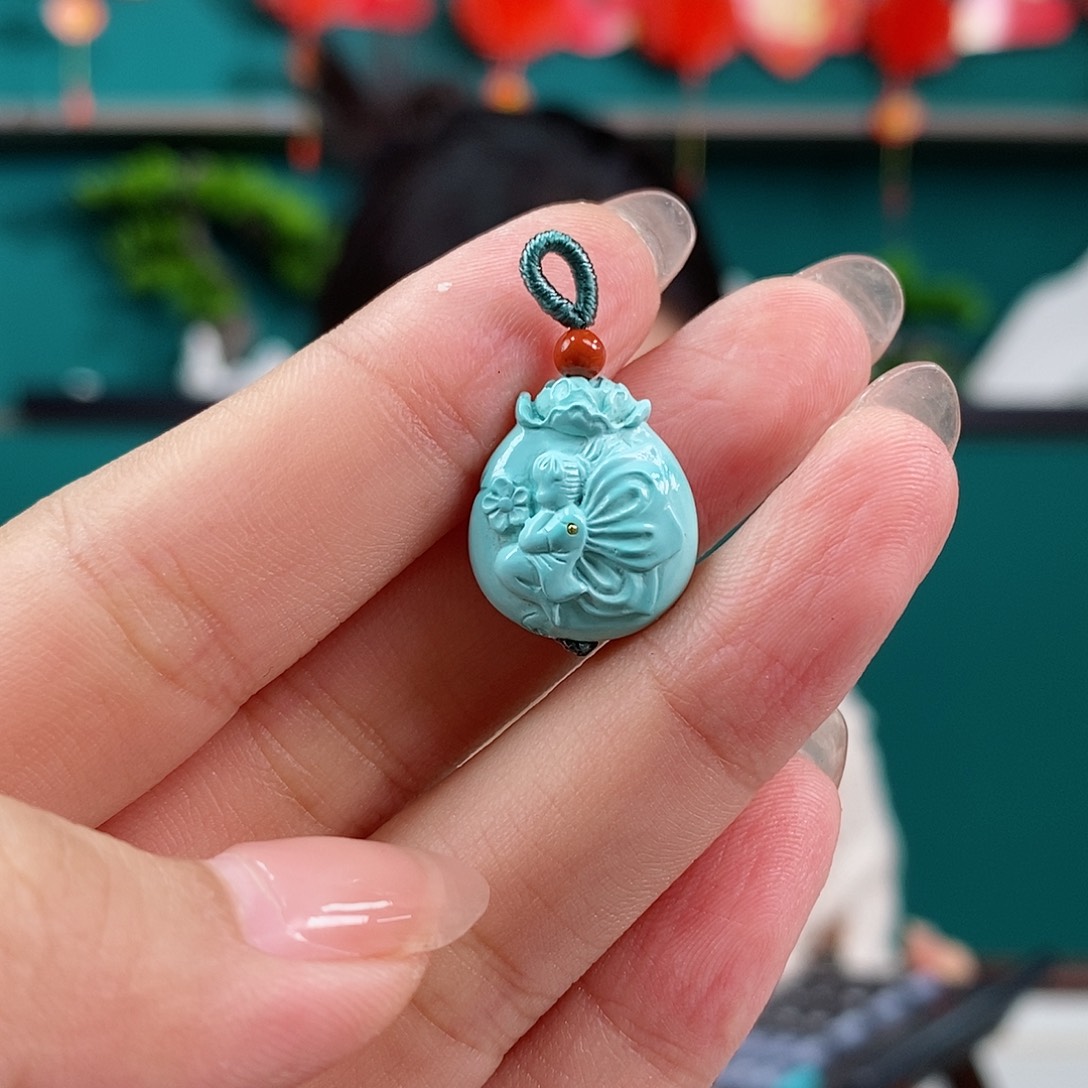 绿松石珠宝奇石未镶嵌