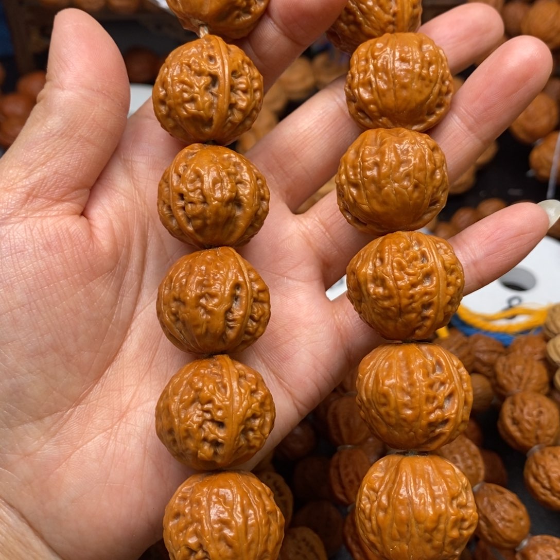 桃核手串麒麟板栗