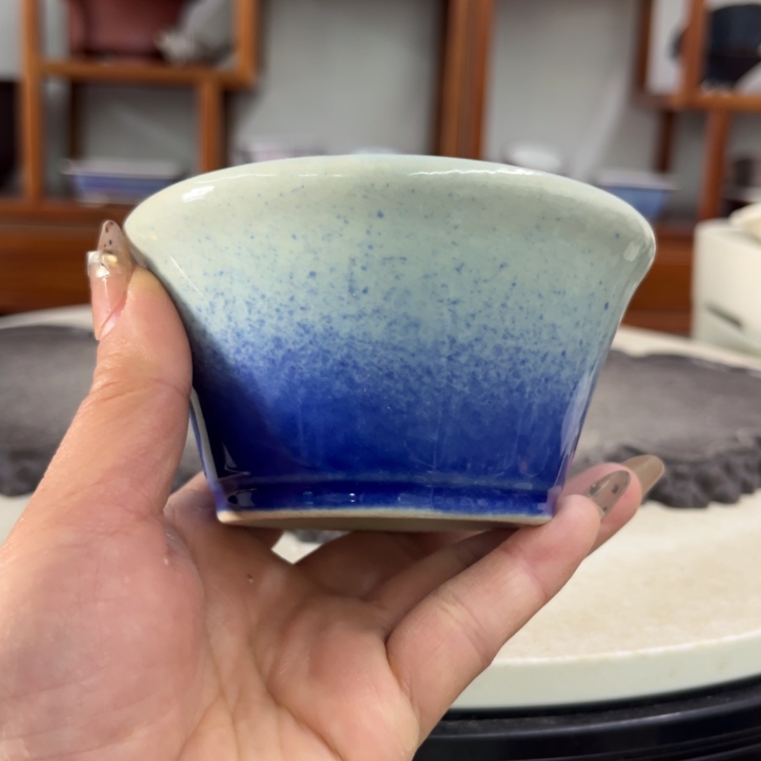 紫砂花盆瑕疵5-10.5。。。