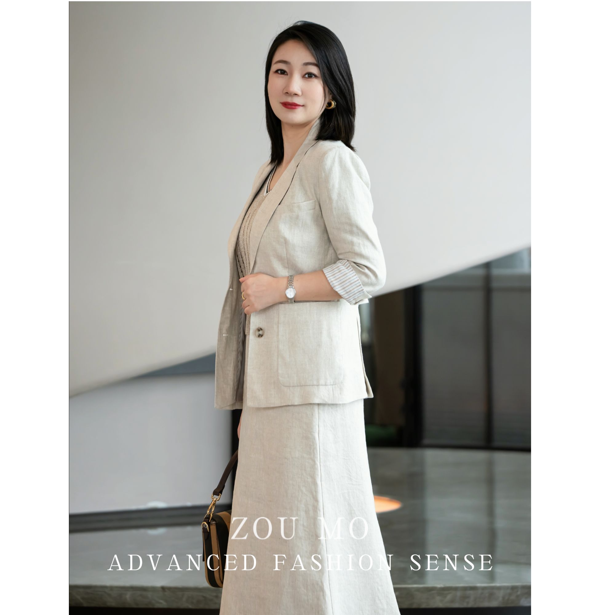 [老钱日记]高支密雨露麻时尚百搭西装外套