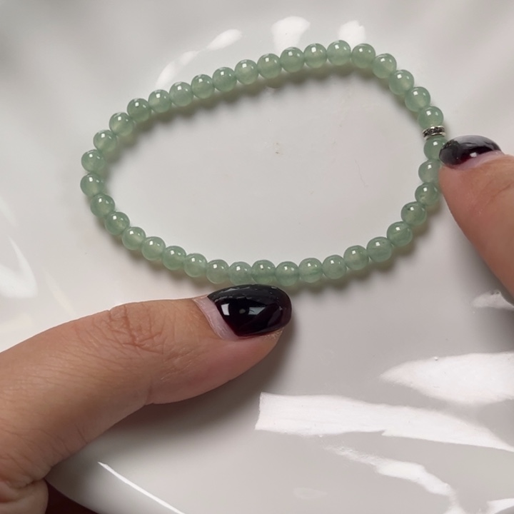 呆***泡翡翠未镶嵌手链翡翠