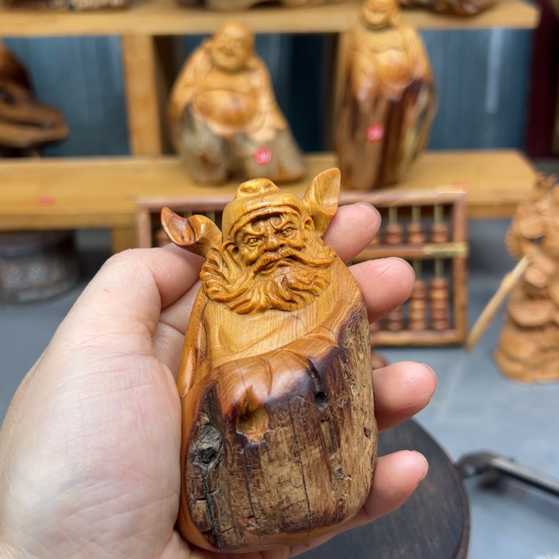 柏木崖柏木摆件手把件，29