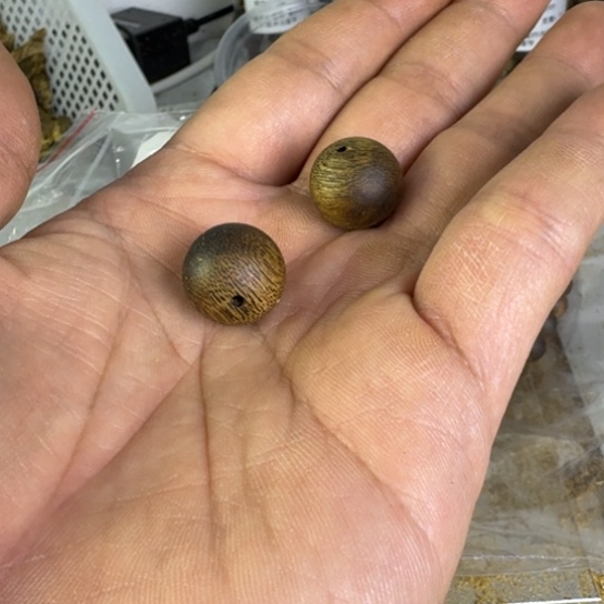 Y***室沉香沉香碎屑金沙叶1.5两个珠子