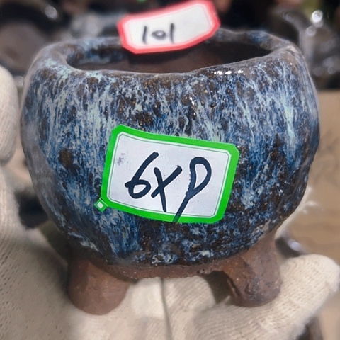 红陶粗陶花盆手工