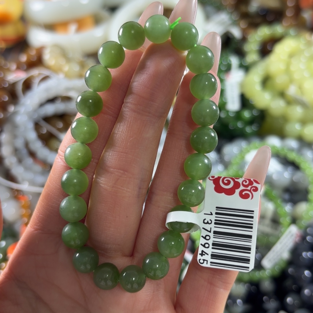 和田玉未镶嵌手串254