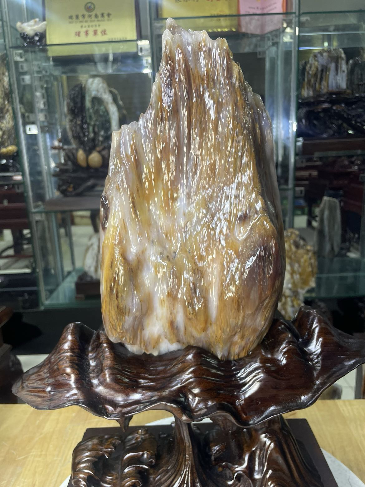 缅甸天然树化玉精品