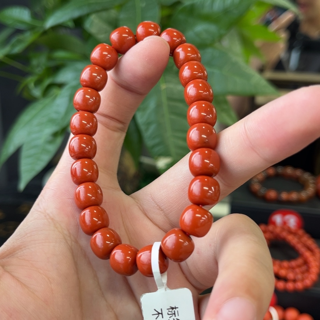 南红玛瑙未镶嵌手串保山冷水河老型手串9+