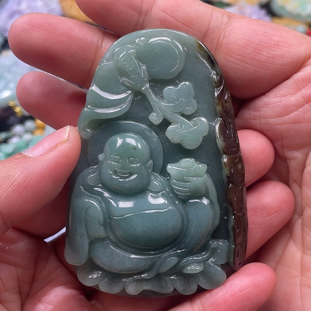 翡翠未镶嵌颈饰翡玉缘翡翠