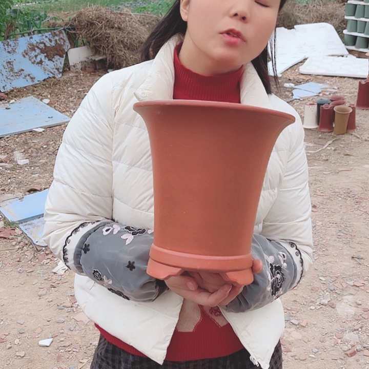 紫砂花盆宜兴紫砂精品花盆 